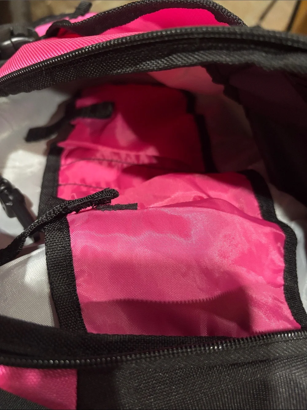 adidas Pink and Black Load Spring Sling Backpack for Women - Picture 6 of 9